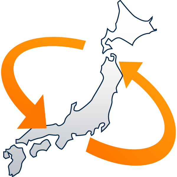 全国の地図
